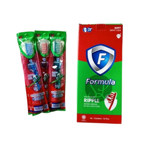 Jual Formula Sikat Gigi Soft Toothbrush Sikat Gigi Formula Ripple Double Action | Shopee Indonesia