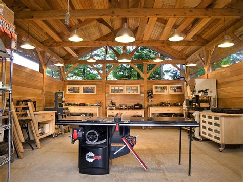 My first timber frame building. A 20' x 32' workshop. All western red ...