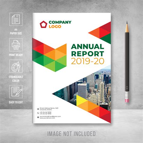 Annual report cover page design templates 689560 Vector Art at Vecteezy