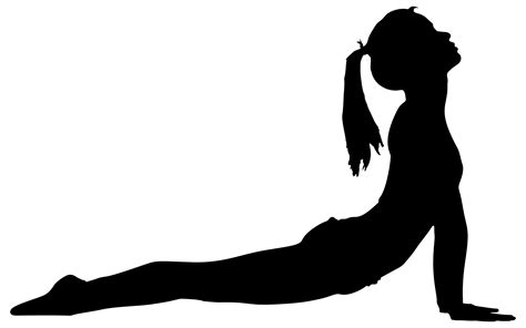 Yoga Clip Art Yoga Poses Silhouette Graphics Yoga Clipart Scrapbook ...