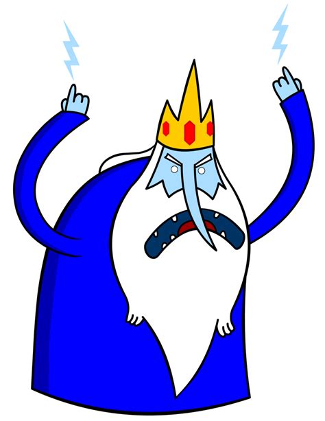 Adventure Time Angry Ice King transparent PNG - StickPNG