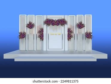 Wedding Stage Wedding Backdrop Wedding Background Stock Illustration 2249811375 | Shutterstock