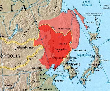 Japanese Invasion Of Manchuria Map