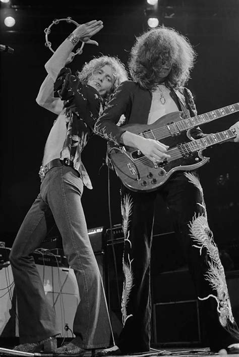 Neil Zlozower - Robert Plant and Jimmy Page, 1975 by Neil Zlozower | Led zeppelin, Robert plant ...