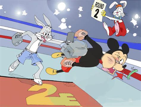 Mickey Mouse Vs. Bugs Bunny by Kapalsky on DeviantArt