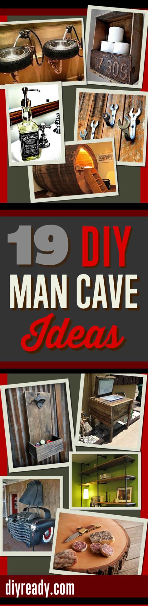 Man Cave Ideas | 19 DIY Decor and Furniture Projects