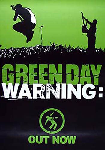 Green Day Warning Promo Poster