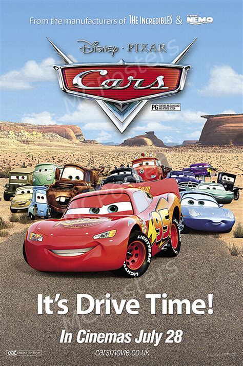 Pixar Cars Poster