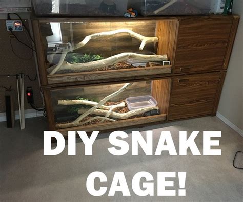 DIY snake cage! In this article I breakdown the important steps from my video tutorial series on ...