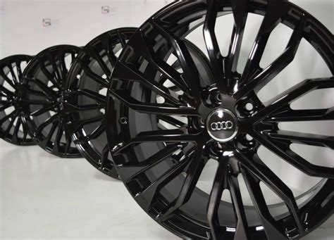 20″ AUDI S6 A6 Factory OEM original Wheels Rims 20 4G0-601-025 Black ...