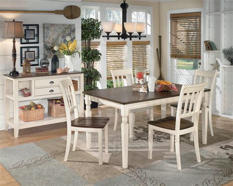 Ashley Signature Design Whitesburg D583-25 Rectangular Dining Room Table | Dunk & Bright ...