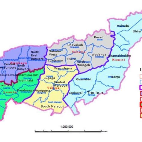 1. Map showing sub-counties of Kisumu county | Download Scientific Diagram