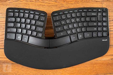 Microsoft Ergonomic Keyboard Layout