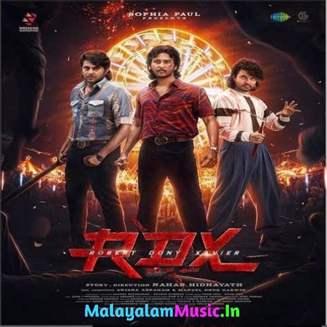 RDX: Robert Dony Xavier (2023) Malayalam Movie Mp3 Songs Download ...