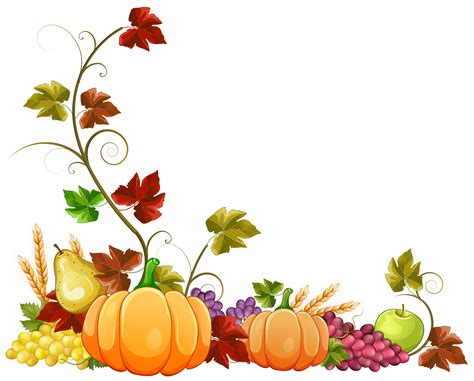 Autumn decoration clipart - Clipground