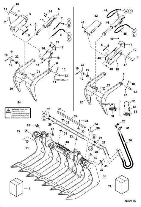 Bobcat Grapple Bucket Parts Diagram Original Quality | www.pinnaxis.com