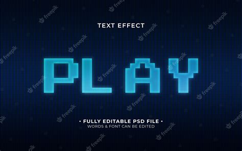 Premium PSD | Screen text effect