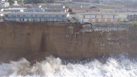 Erosion Eats Away California Cliff