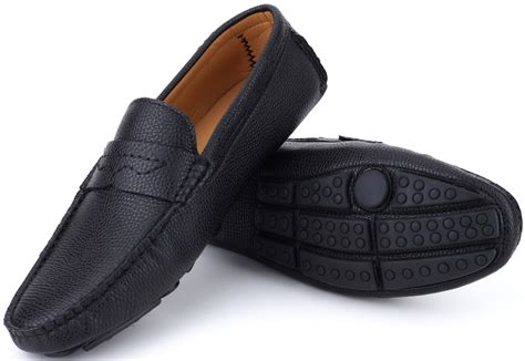 mio marino mens loafers - italian dress casual loafers for men - slip-on driving shoes - in gift ...