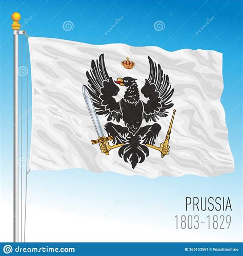 Prussia Historical Flag, 1803-1892, Illustration Stock Vector - Illustration of baltia, historic ...