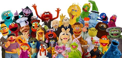 Sesame Street Muppet Cartoon Characters