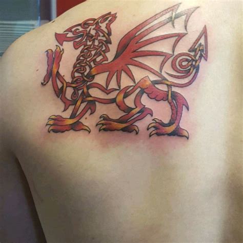 Welsh Flag Tattoo