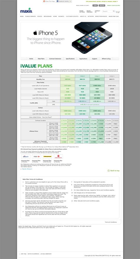 Maxis & DiGi iPhone 5 Price Plans Revealed