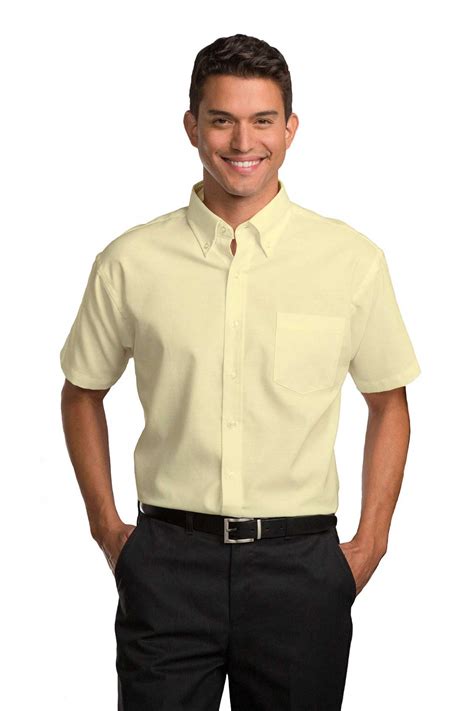 Men’s Short-Sleeve Oxford Shirt – Career Apparel