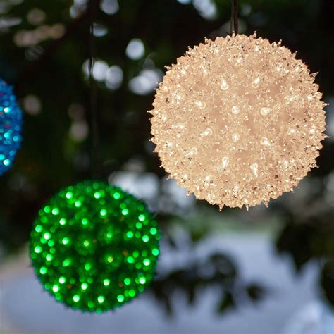 Wintergreen Lighting Starlight Sphere, Light Ball Sphere Light, Christmas Light Ball, Christmas ...