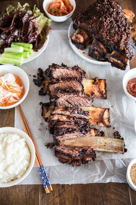 Oven Baked Korean BBQ Beef Ribs - My Korean Kitchen