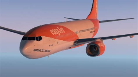 EASYJET LIVERY - For BOEING 737-800 DEFAULT/ZIBO MOD - Aircraft Skins ...