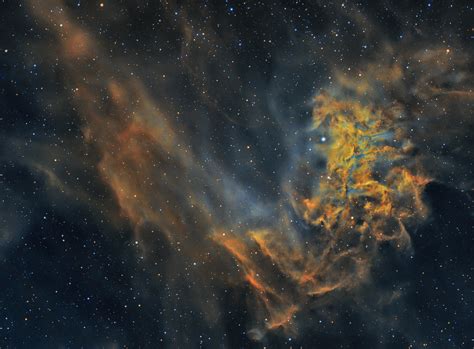 IC405 - Flaming star nebula SHO : r/astrophotography