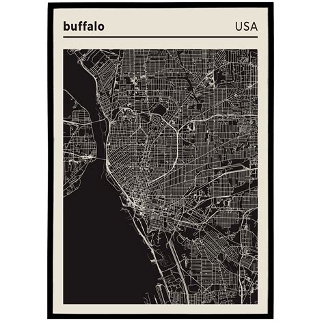 Buffalo Map Poster — HypeSheriff US