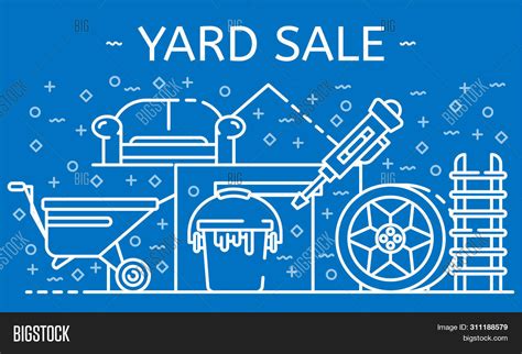 Yard Sale Banner. Image & Photo (Free Trial) | Bigstock