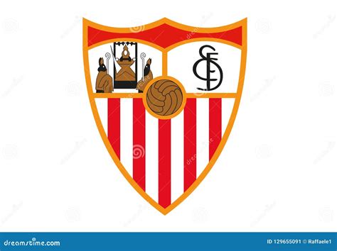 Sevilla FC Logo editorial photo. Illustration of brands - 129655091