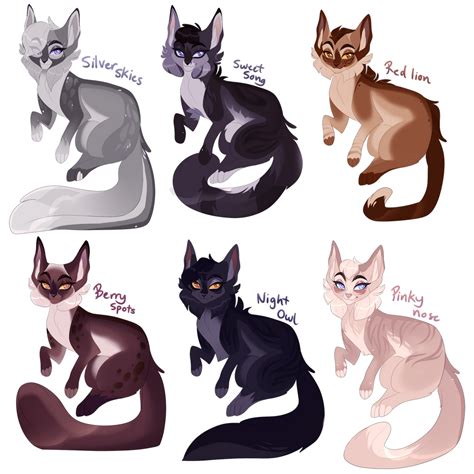 Custom Adoptables Closed by Viofey on DeviantArt | Warrior cats art, Warrior cat oc, Warrior ...