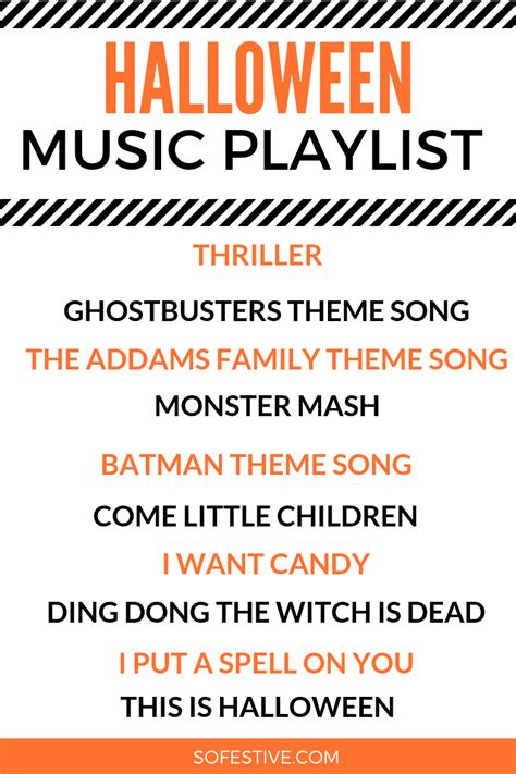 Free Family-Friendly Halloween Music Playlist - So Festive