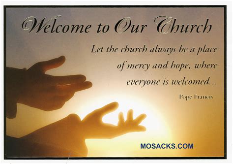 Welcome To Our Church RCIA Card - MA-646