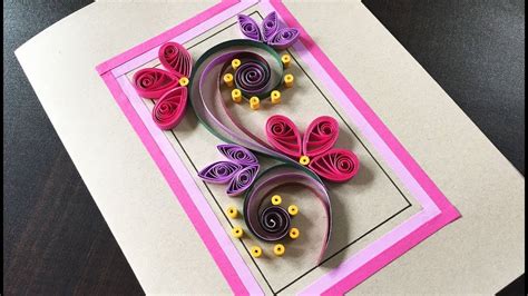 Quilling Card Flower Blank Cards Greeting Cards trustalchemy.com