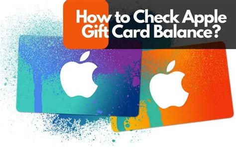 How to Check an Apple Gift Card Balance (2022) - CardGist