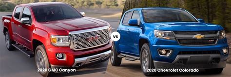 2020 GMC Canyon vs. 2020 Chevrolet Colorado | Pickup Comparison