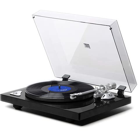 AT-3600L Bluetooth Vinyl Record Player with Preamp, Wood Speakers ...