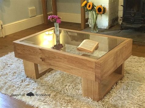 20+ Solid Wood Glass Top Coffee Table