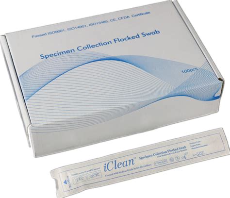 CM-FS916 Flocked Tip Buccal Swab Sample Stick Nylon Buccal Swab Kit