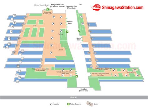 Shinagawa Station Map – Finding Your Way – Shinagawa Station