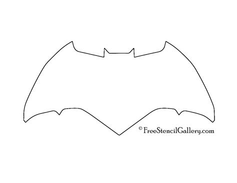 Batman Symbol Stencil 03 | Free Stencil Gallery