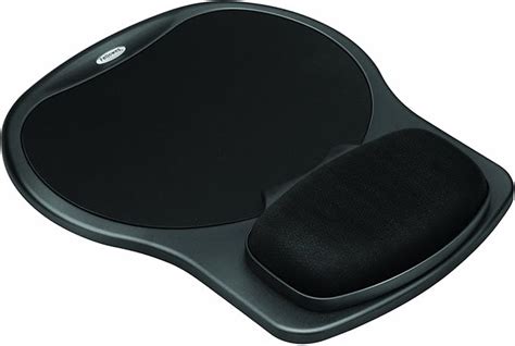 Amazon.com : Fellowes Easy Glide Gel Wrist Rest & Mouse Pad - Black (FEL93730) : Computing Wrist ...