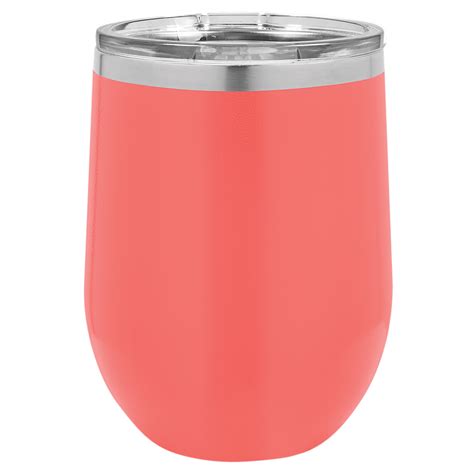 CASE of 24 - 12 oz Stainless Steel Blank Insulated Stemless Wine Tumbl ...