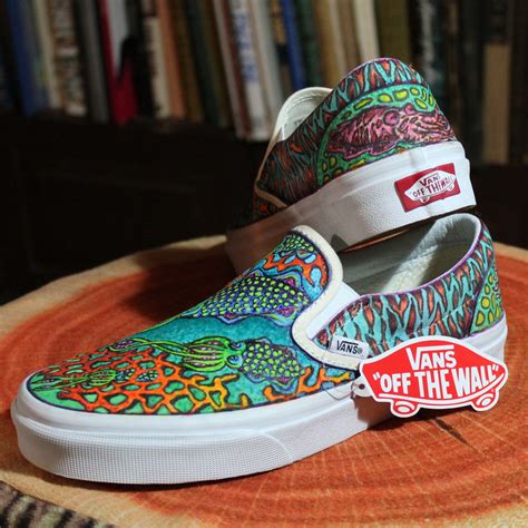 Custom designed Vans Slip On Sneakers – RadCakes Shirt Printing