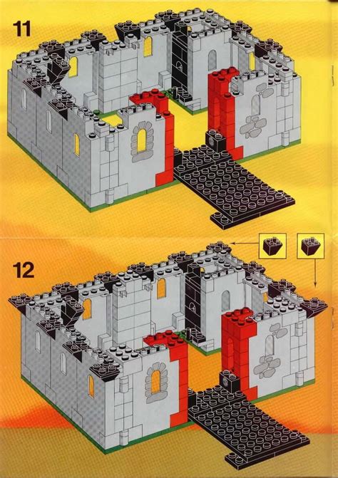 Old LEGO® Instructions | letsbuilditagain.com | Lego castle, Lego building instructions, Lego ...